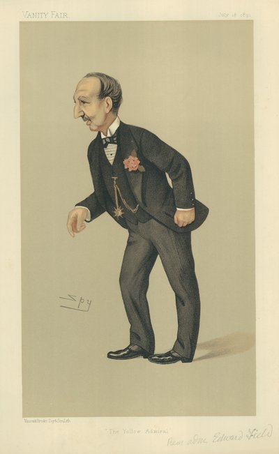 Vice-admiraal Edward Field door Leslie Matthew Ward