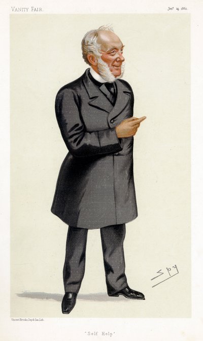 Samuel Smiles, Schotse schrijver, arts, chirurg en sociaal hervormer, 1882 door Leslie Matthew Ward