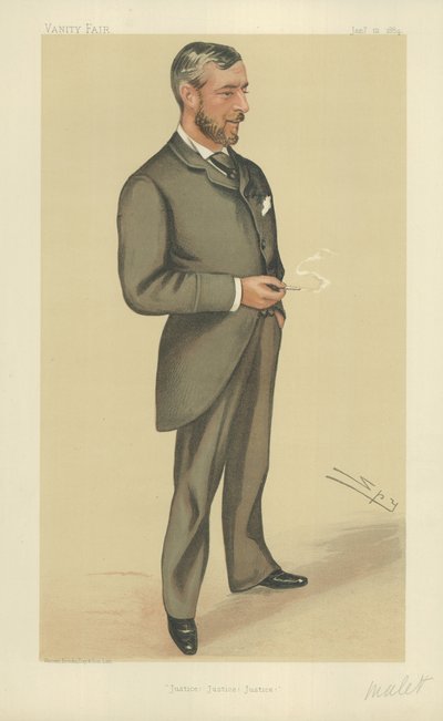 Sir Edward Baldwin Malet door Leslie Matthew Ward