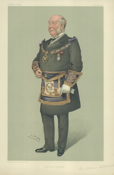 Sir Edward Letchworth door Leslie Matthew Ward