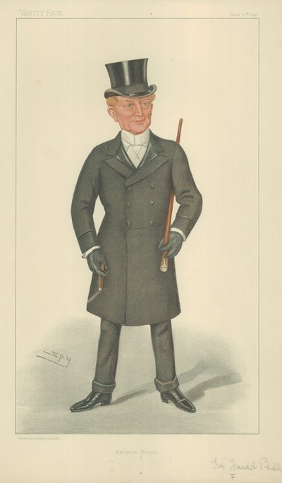 Sir F Phillips, De Burgemeester van Londen door Leslie Matthew Ward