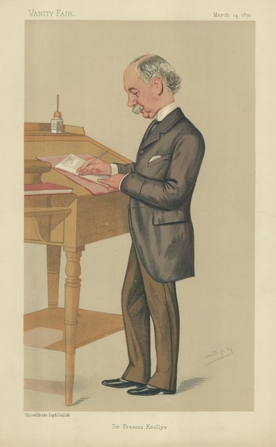 Sir Francis Knollys door Leslie Matthew Ward