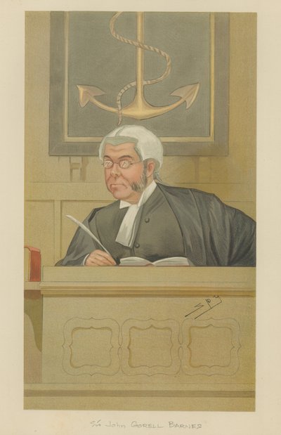 Sir John Gorell Barnes door Leslie Matthew Ward