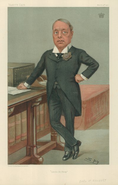 De Graaf van Rosebury, Little Bo-Peep, 14 maart 1901, Vanity Fair cartoon door Leslie Matthew Ward