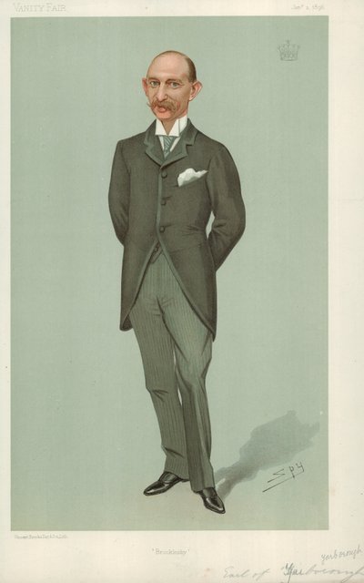 De Graaf van Yarborough, Brocklesby, 2 januari 1896, Vanity Fair cartoon door Leslie Matthew Ward