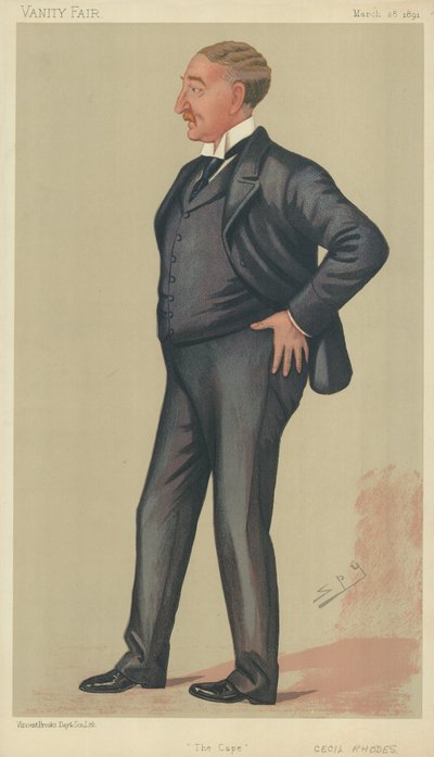 De eerwaarde Cecil Rhodes door Leslie Matthew Ward