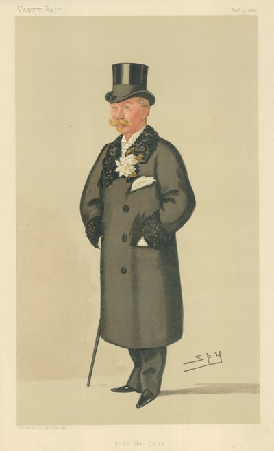 De Eerwaarde Harry Tyrwhitt-Wilson, Bij de Roos, 13 februari 1886, Vanity Fair cartoon door Leslie Matthew Ward