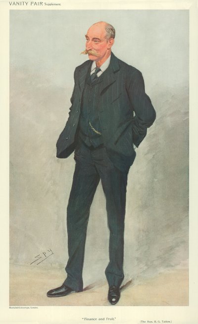 De Eerwaarde Robert Garnett Tatlow, Glasgow, 16 juni 1909, Vanity Fair cartoon door Leslie Matthew Ward