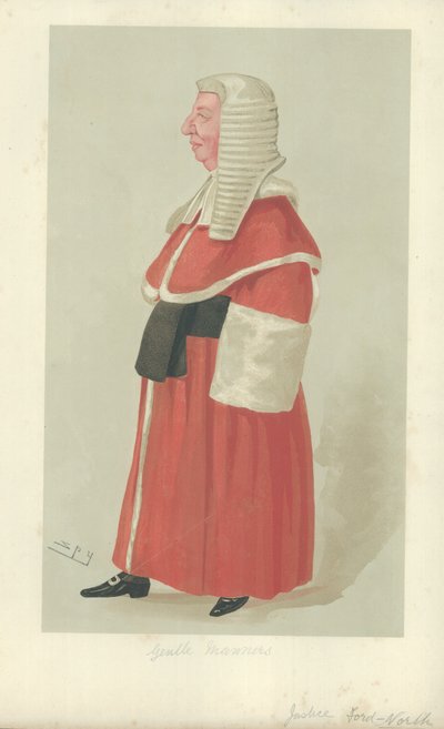 De Eerwaarde Sir Ford North door Leslie Matthew Ward