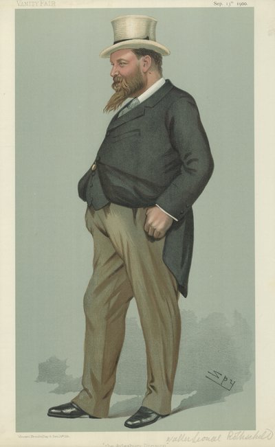 De Hon Walter Lionel Rothschild door Leslie Matthew Ward