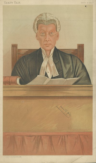 De Eerwaarde Sir J W Chitty door Leslie Matthew Ward