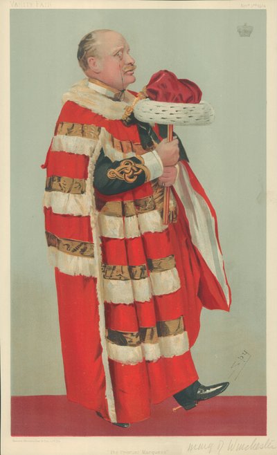 De Markies van Winchester, De eerste Markies, 3 november 1904, Vanity Fair cartoon door Leslie Matthew Ward