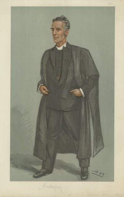 De Eerwaarde Hon Canon Edward Lyttleton door Leslie Matthew Ward