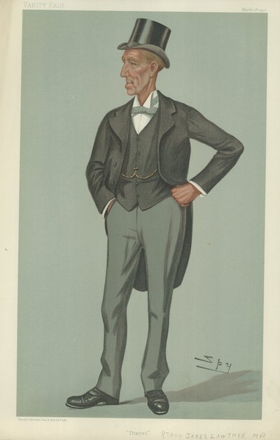 De zeer eerbiedwaardige James Lowther door Leslie Matthew Ward