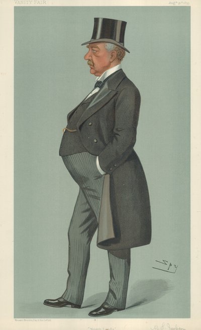 De Right Hon William Lawies Jackson door Leslie Matthew Ward