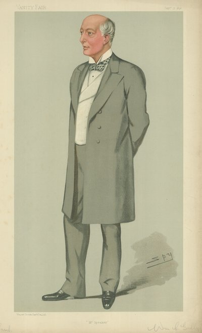 De spreker William Gully door Leslie Matthew Ward