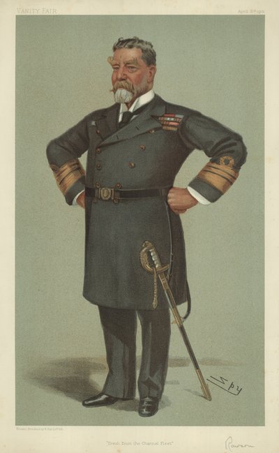 Vice-admiraal Sir Henry Holdsworth Rawson door Leslie Matthew Ward