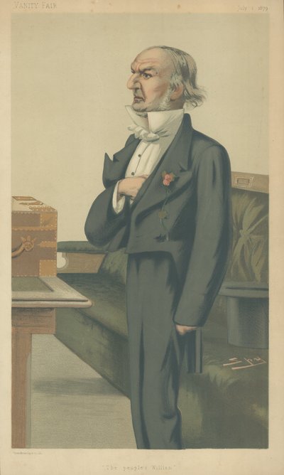 William Ewart Gladstone door Leslie Matthew Ward