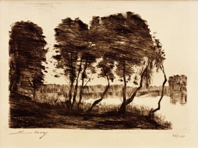 Schlachtensee I door Lesser Ury