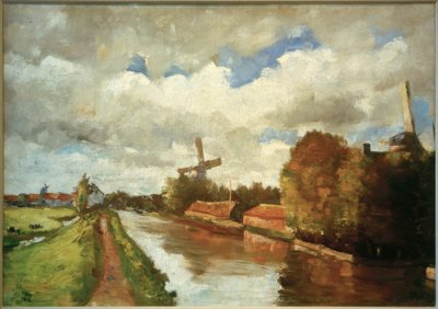 Drijvende wolken door Lesser Ury
