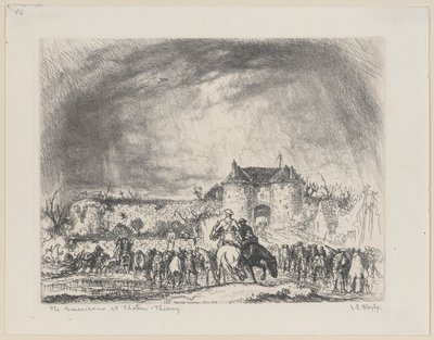 De Amerikanen bij Chateau-Thierry door Lester George Hornby