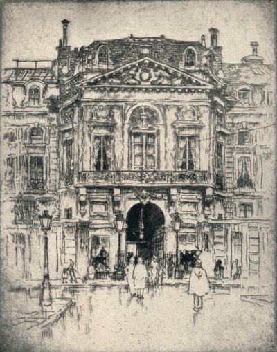 De Porte de Valois, Palais-Royal, 1915 door Lester George Hornby