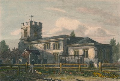 Finchley Church, Middlesex, 1815 door Letitia Byrne