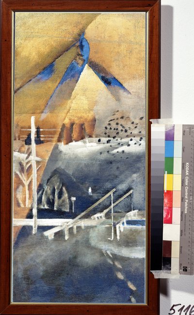 Winterlandschap door Lev Aleksandrovitc Bruni