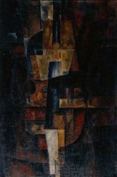 Viool, 1920 door Lev Alexandrovich Yudin