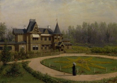 Een Dacha, 1892 door Lev Felixovich Lagorio