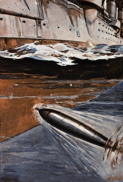 Eerste Wereldoorlog: Torpedo door Leven & Lemonier