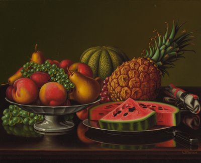 Stilleven met Fruit door Levi Wells Prentice