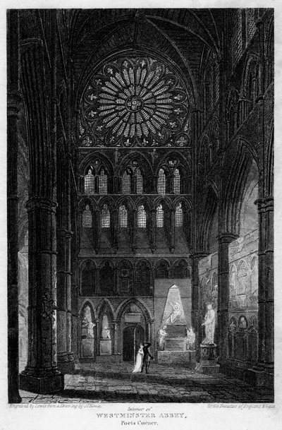 Poets Corner, Westminster Abbey, Londen door Lewis