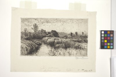 Middag in maart, Schleissheim, Beieren door Lewis Henry Meakin