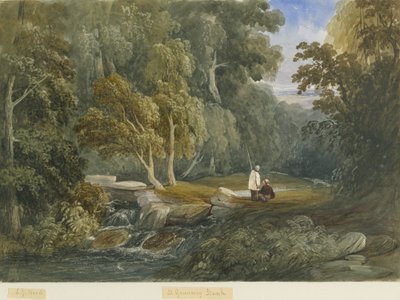 Greenway Bank: aquarel door Lewis John Wood