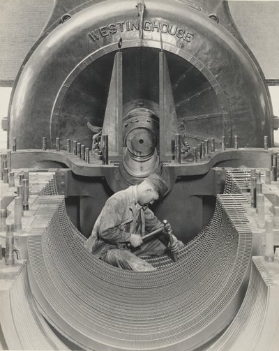 Hart van de turbine door Lewis W. Hine