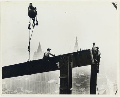 De bouw van het Empire State Building door Lewis Wickes Hine
