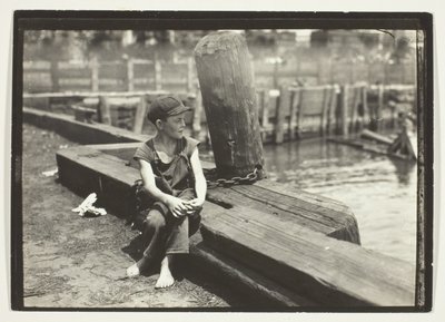 Down On The Wharf, New York door Lewis Wickes Hine
