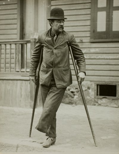 Industrieel risico, staalarbeider door Lewis Wickes Hine
