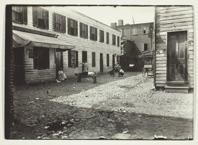 Negro Alley Huisvesting Blanken, Washington, D.C. door Lewis Wickes Hine