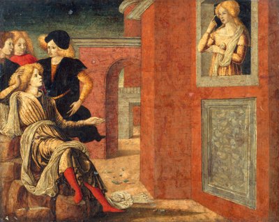 Scène uit een Novelle door Liberale da Verona