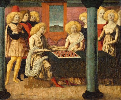 De Schaakspelers door Liberale da Verona