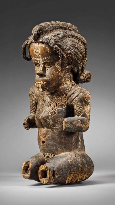 De Durand-Dessert Bassa-figuur door Liberian Liberian