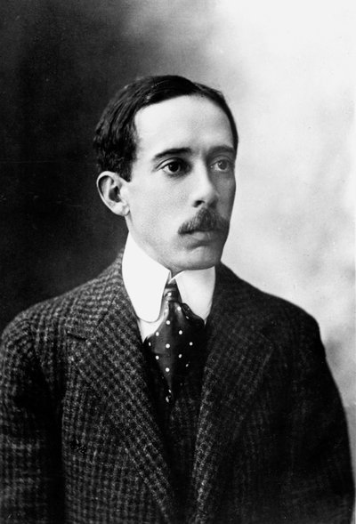 Alberto Santos-Dumont, Braziliaanse luchtvaartpionier, ca 1900-1910 door Unbekannt Unbekannt