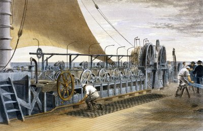 Aan boord van Brunel
