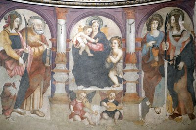 Kathedraal van de Maria-Tenhemelopneming en Sint Johannes de Doper, Altaar van Sint Lucia door Pietro Di Gazino door Unbekannt Unbekannt