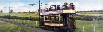 Elektrische trein van de Burton & Ashby Light Railways door Unbekannt Unbekannt