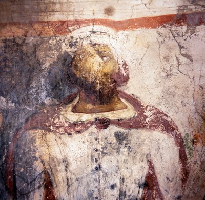 Fresco koper, fresco in de Byzantijnse Kerk van Agios Georgios door Unbekannt Unbekannt