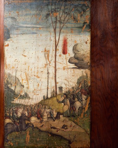 Italië, Milaan, Kerk van St. Maria de Genadige, Oude Sacristie, Oversteek van de Rode Zee, beschilderd bord door Unbekannt Unbekannt