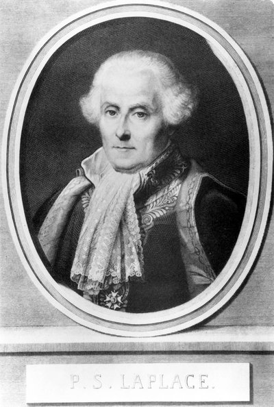 Pierre Simon, Franse arts, wiskundige en astronoom, ca. 1800 door Unbekannt Unbekannt